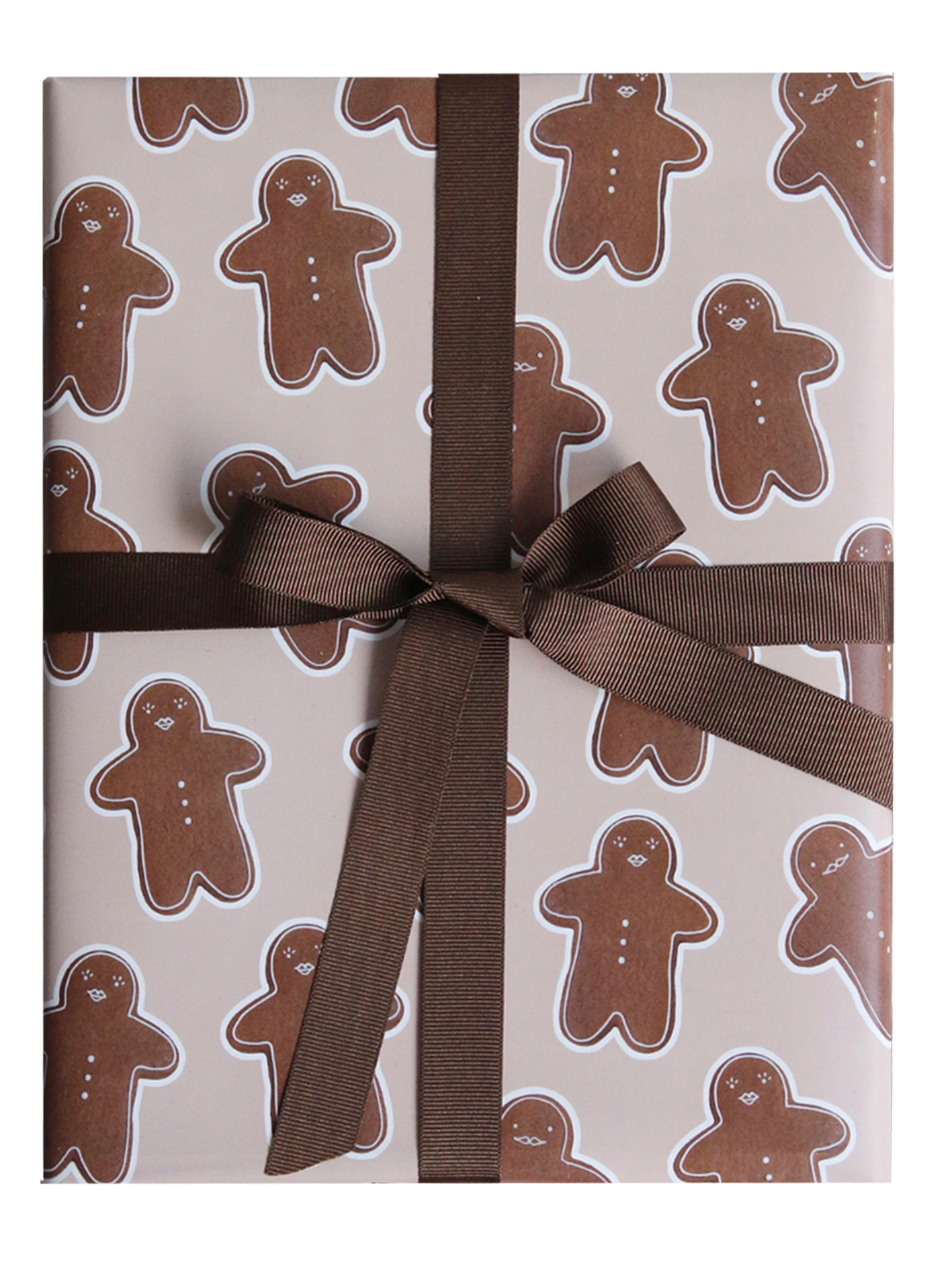 Afternoon Crumbs - Gingerbread Man & Woman Wrapping Paper - £3 - afternooncrumbs.com
