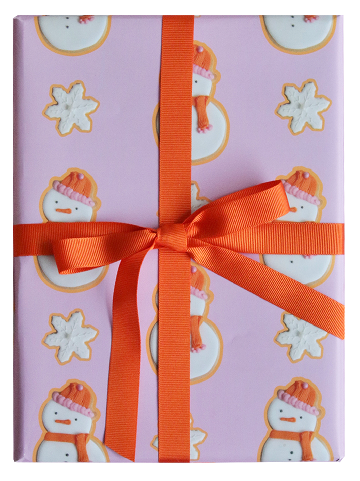 Afternoon Crumbs - Snowman Biscuit Wrapping Paper - £3 - afternooncrumbs.com