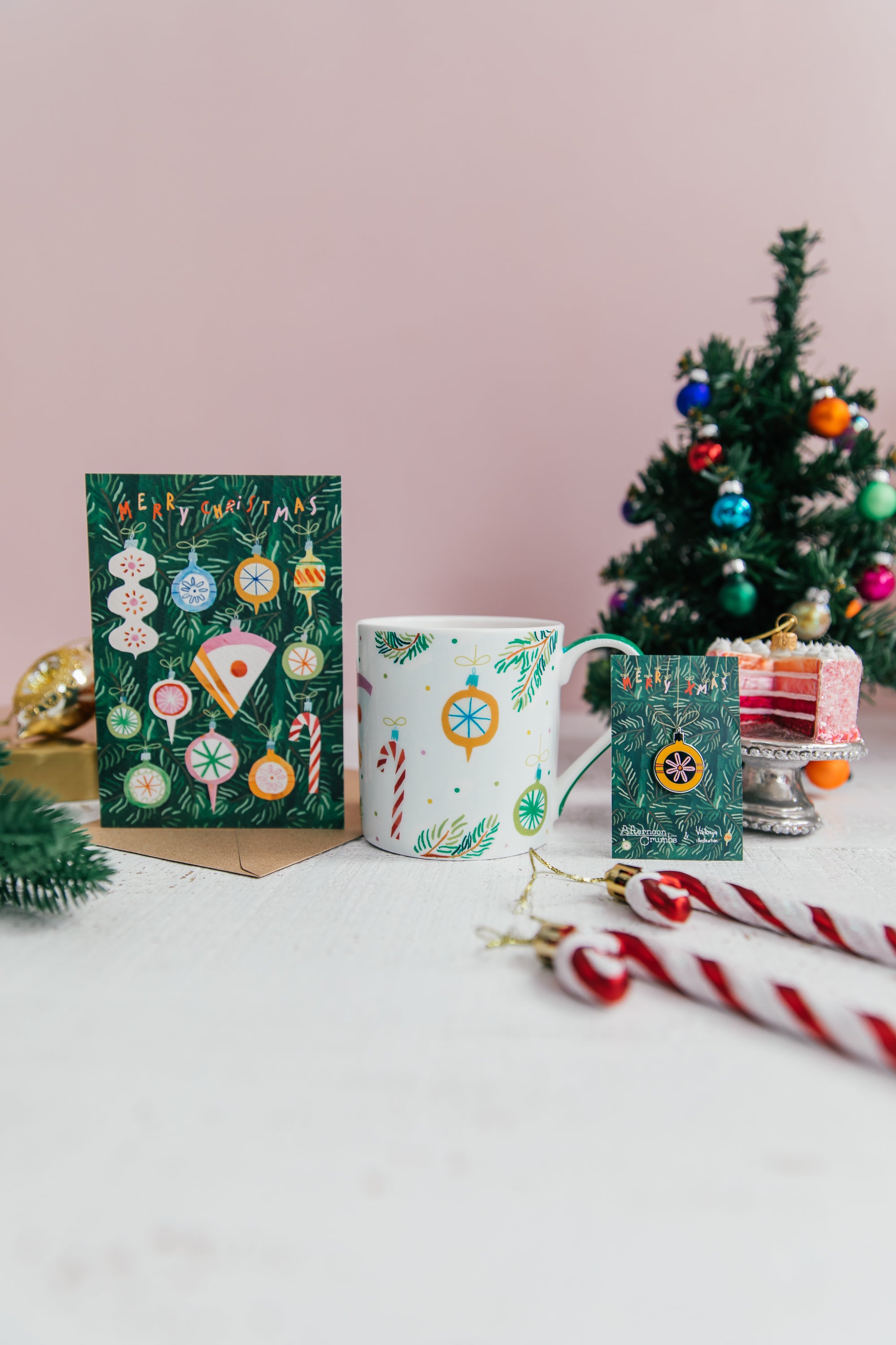 Bable Collection - Enamel Pin, Mug and Christmas Greeting Card