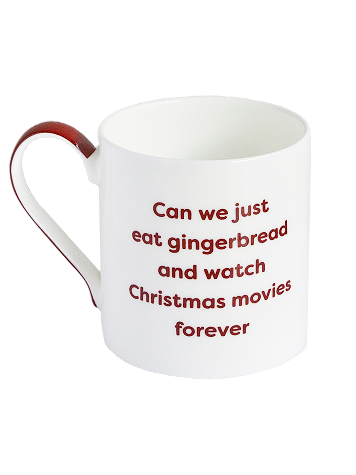 Afternoon Crumbs - Can We Just Eat Gingerbread and Watch Christmas Movies Forever Mug - £16