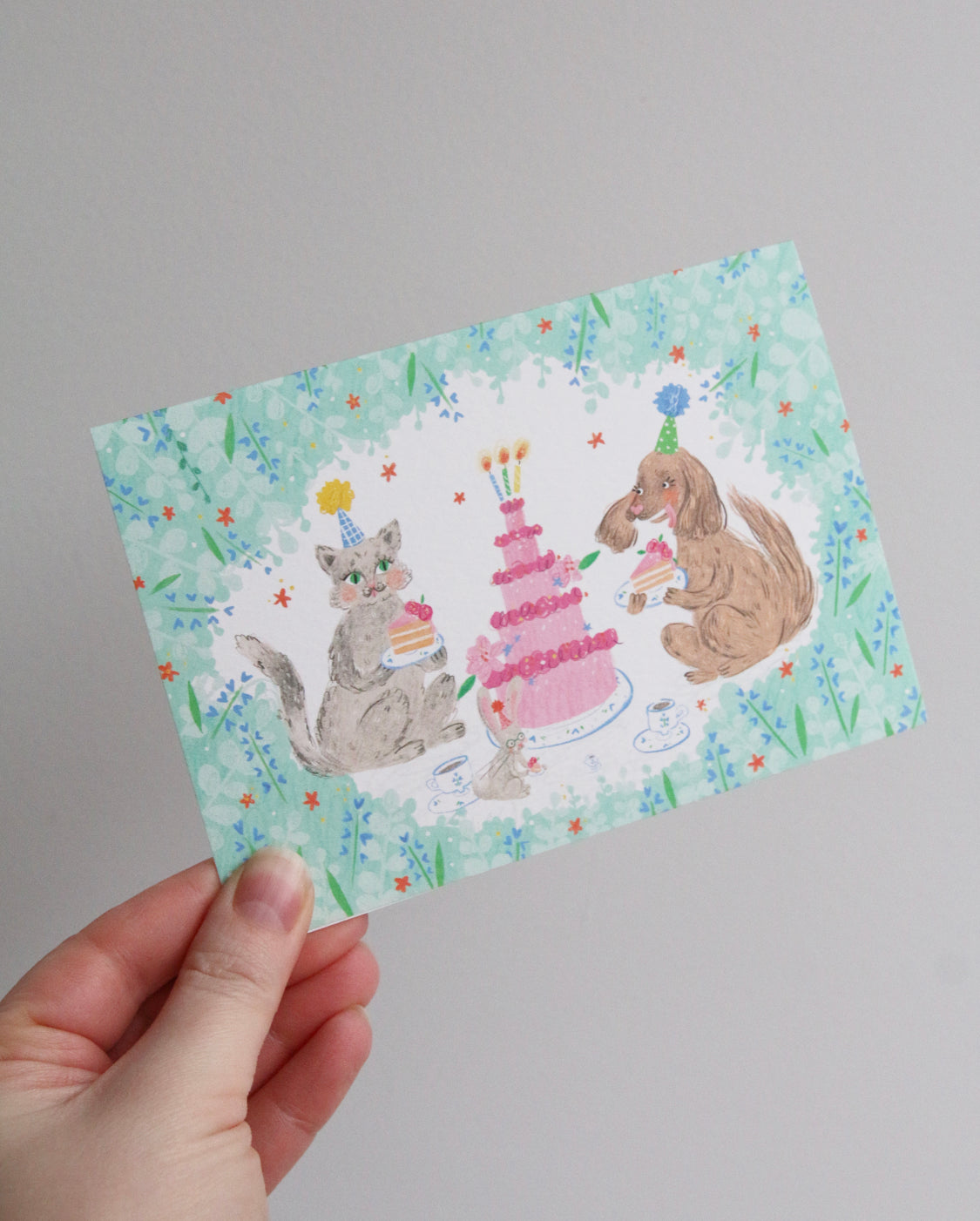 Animal Party Birthday Card