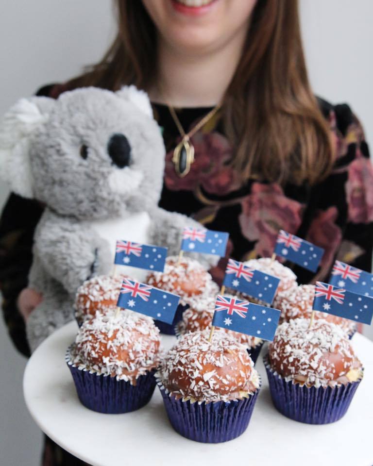 Australia Day Lamington Cupcakes