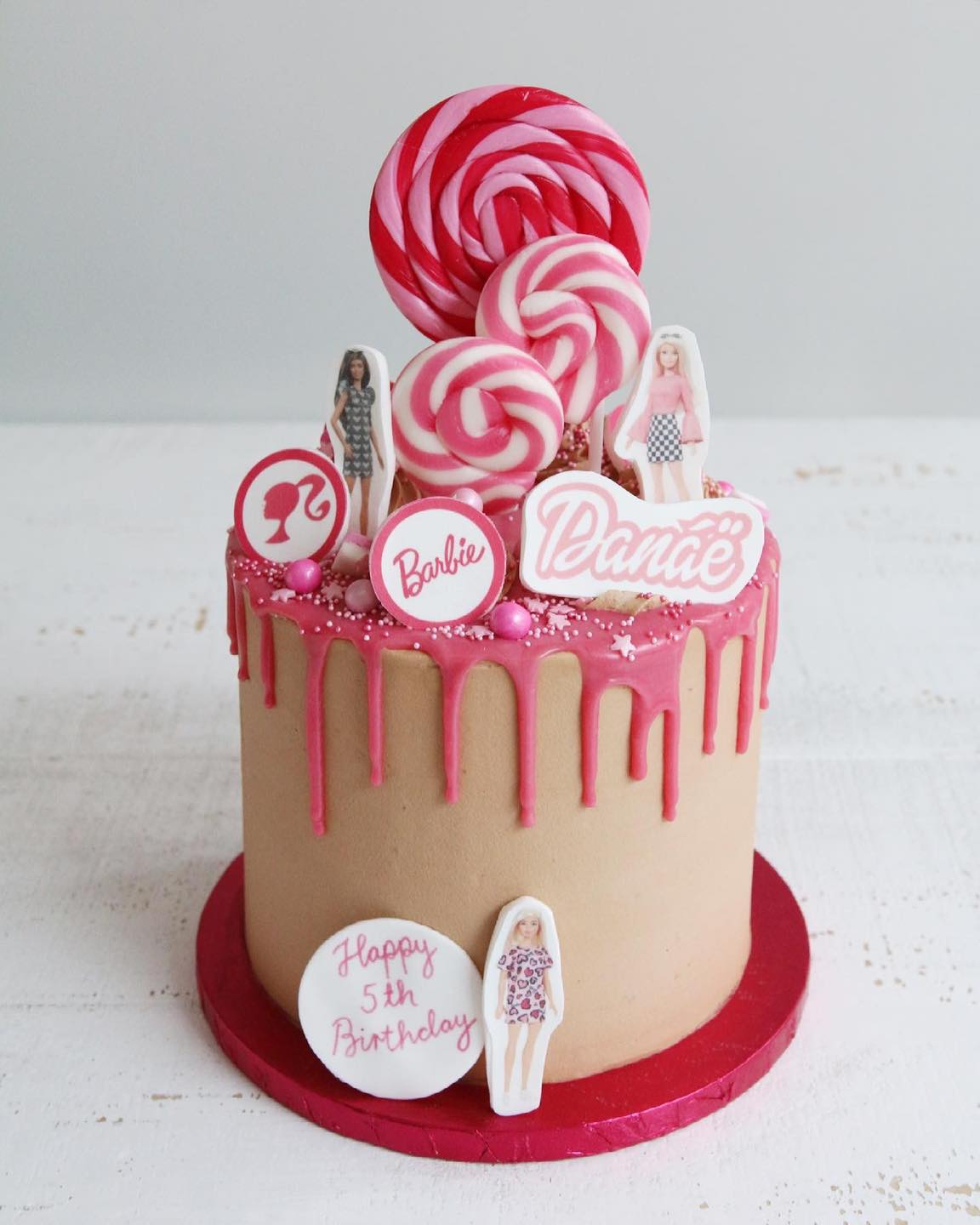 Barbie Drip Cake
