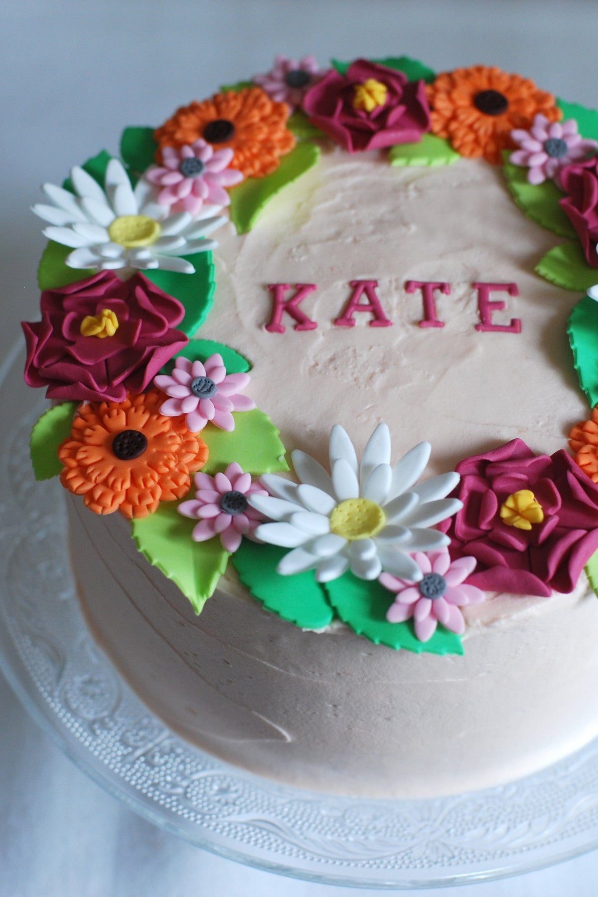 Floral Buttercream Birthday Cake