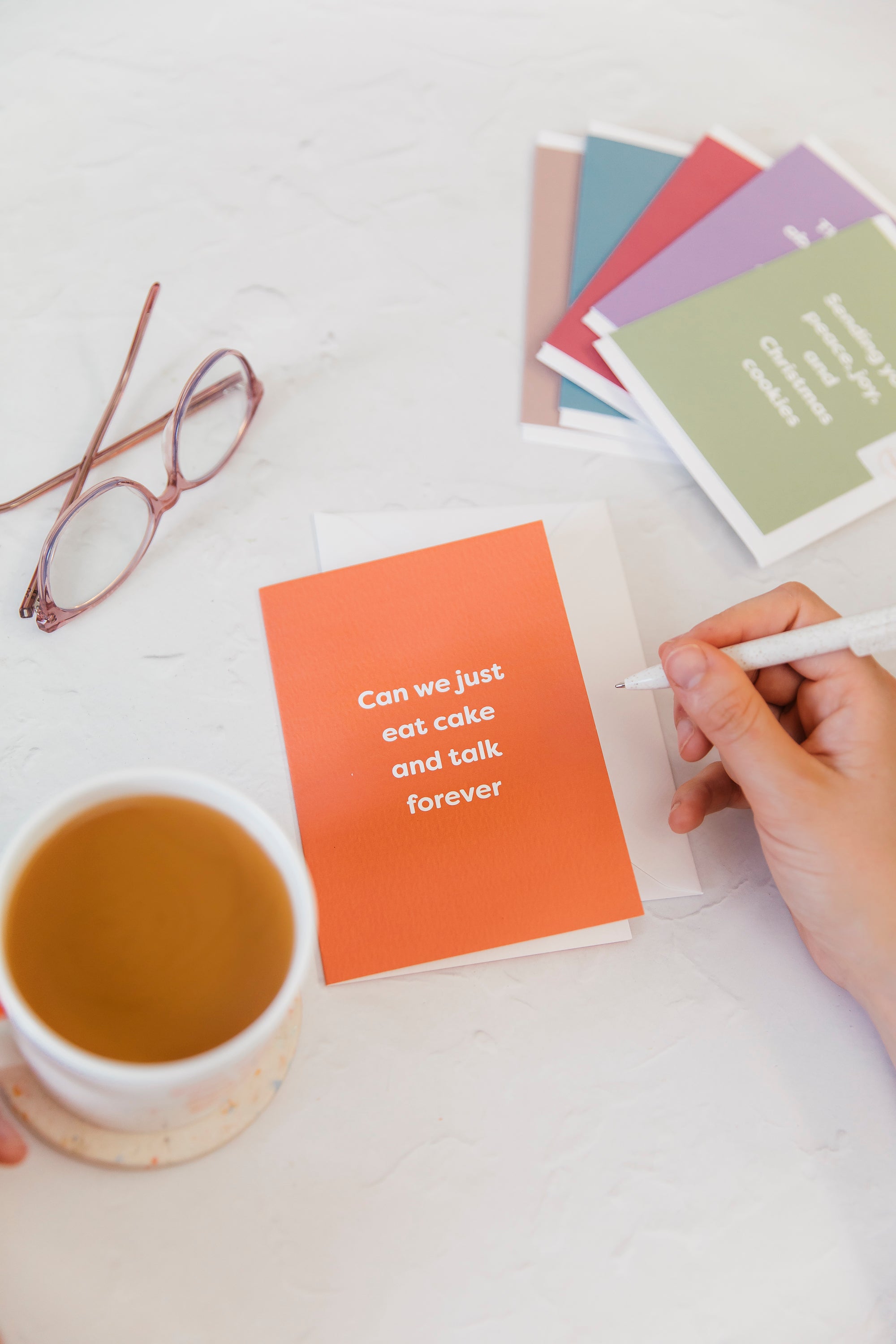 Can We Just Eat Cake and Talk Forever Card