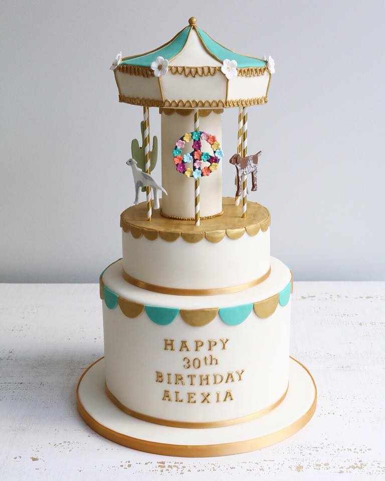 30th Birthday Carousel Cake