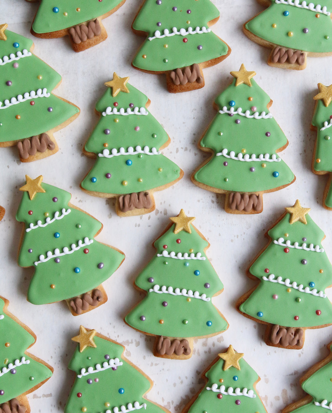 Christmas Tree Biscuits