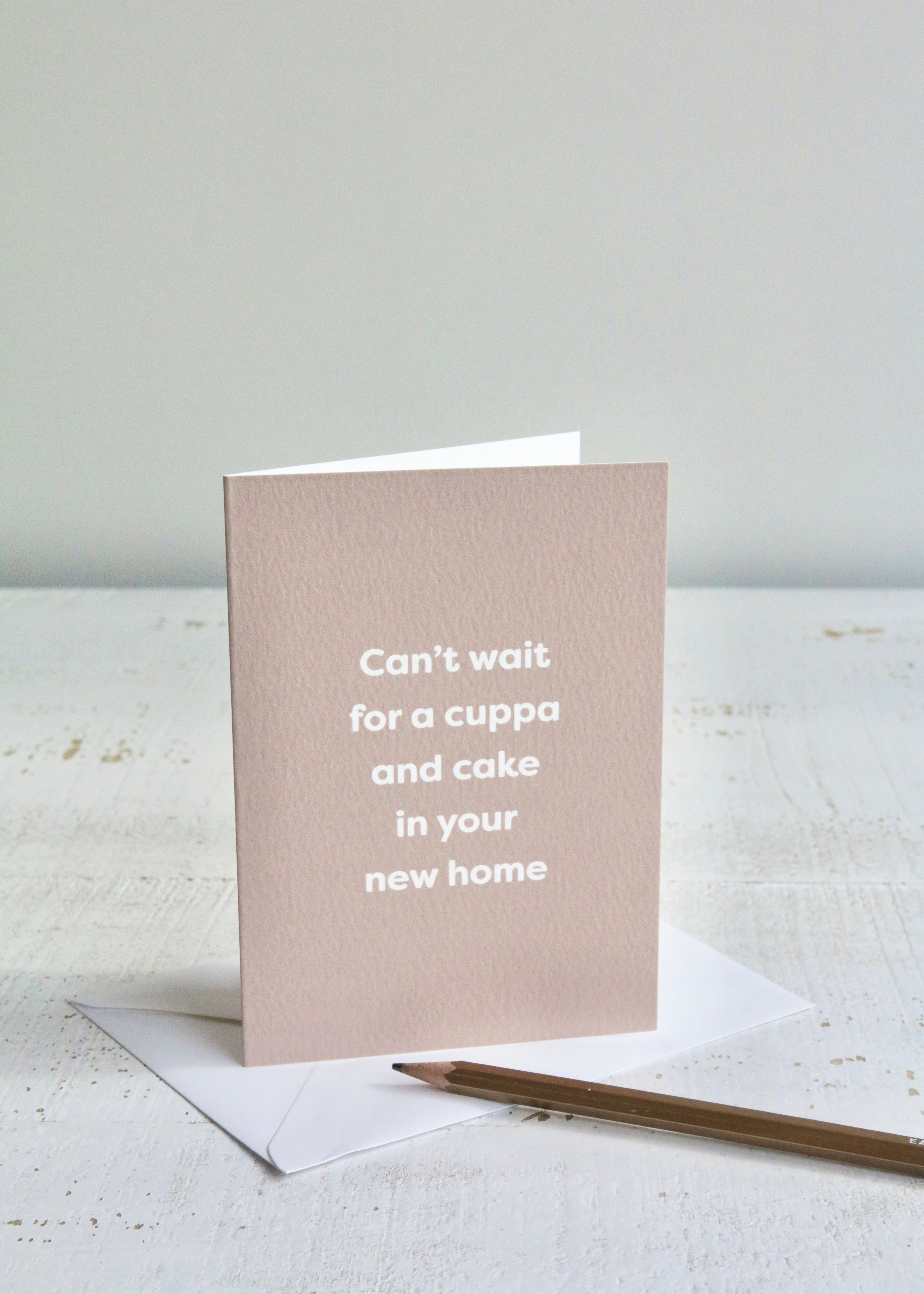 Cuppa and Cake In Your New Home Card