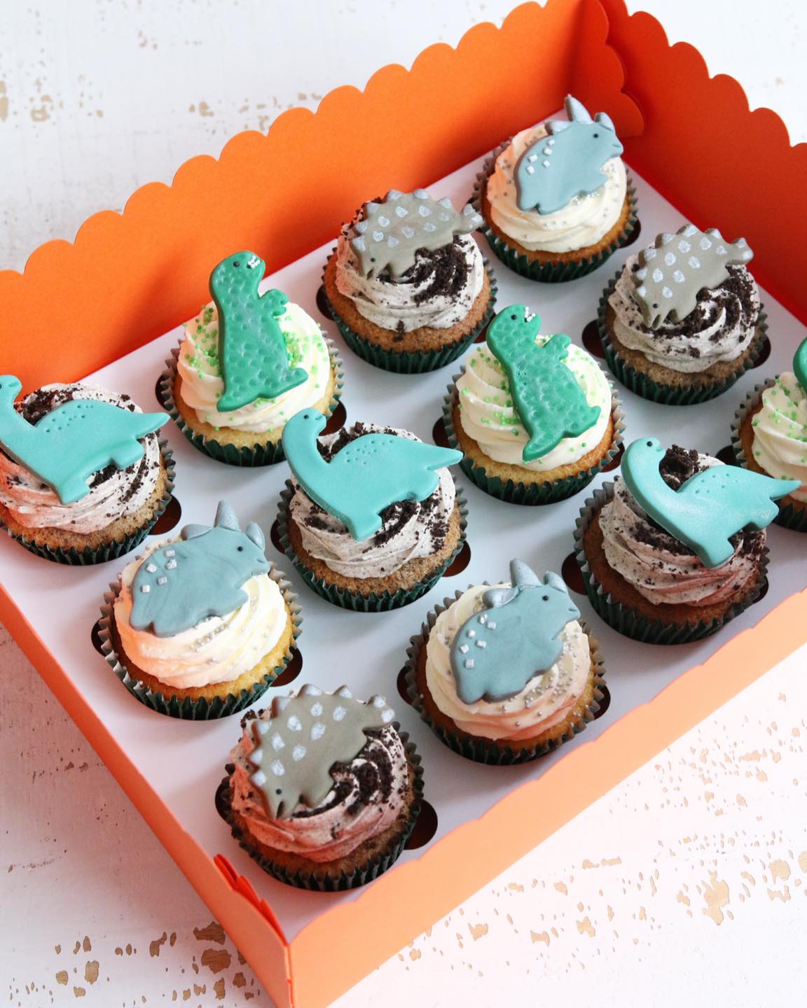 Bespoke Dinosaur Cupcakes