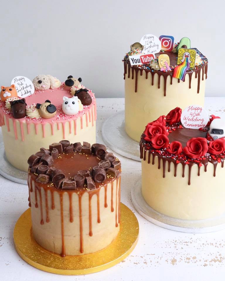 Buttercream Drip Cakes