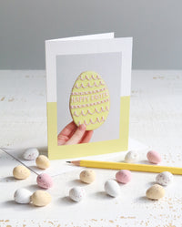 Easter Egg Biscuit Card with Mini Eggs