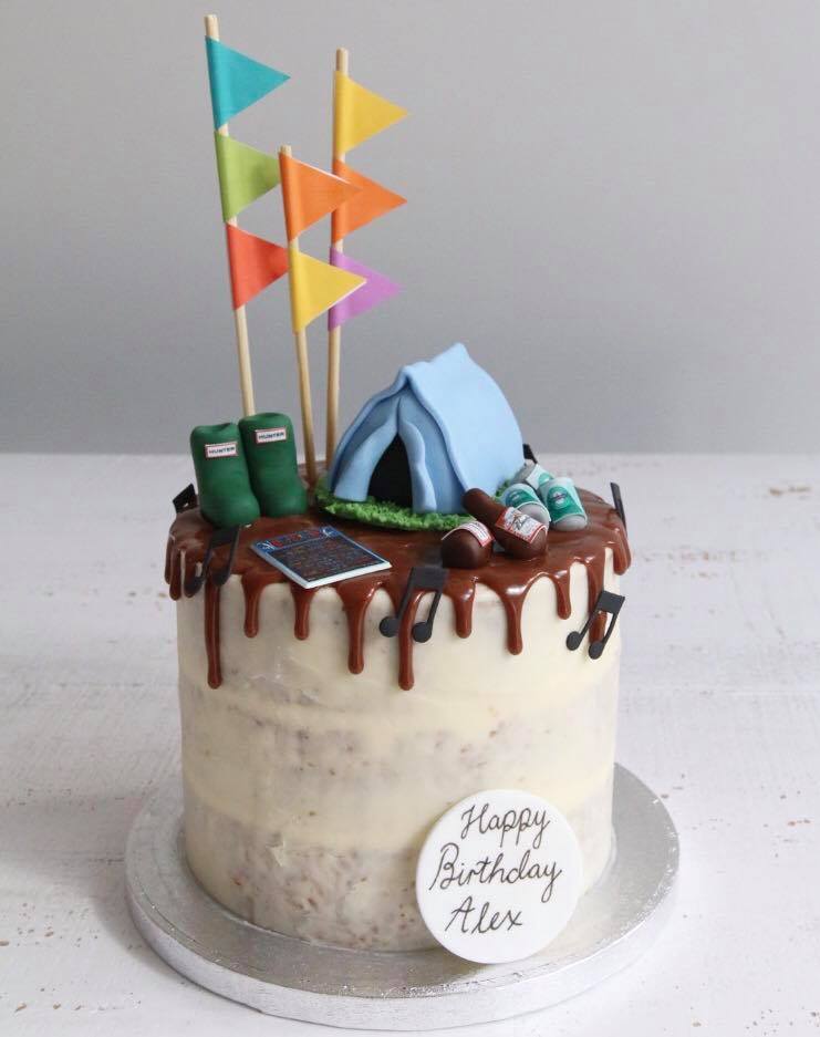 Festival Drip Cake