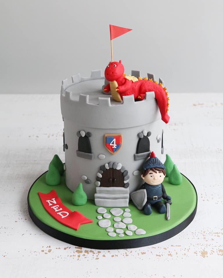 Fondant Knight Cake