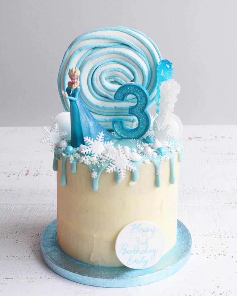 Frozen Marshmallow Drip Cake