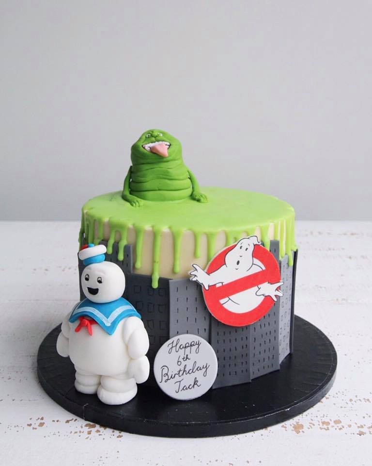 Ghostbusters Drip Cake