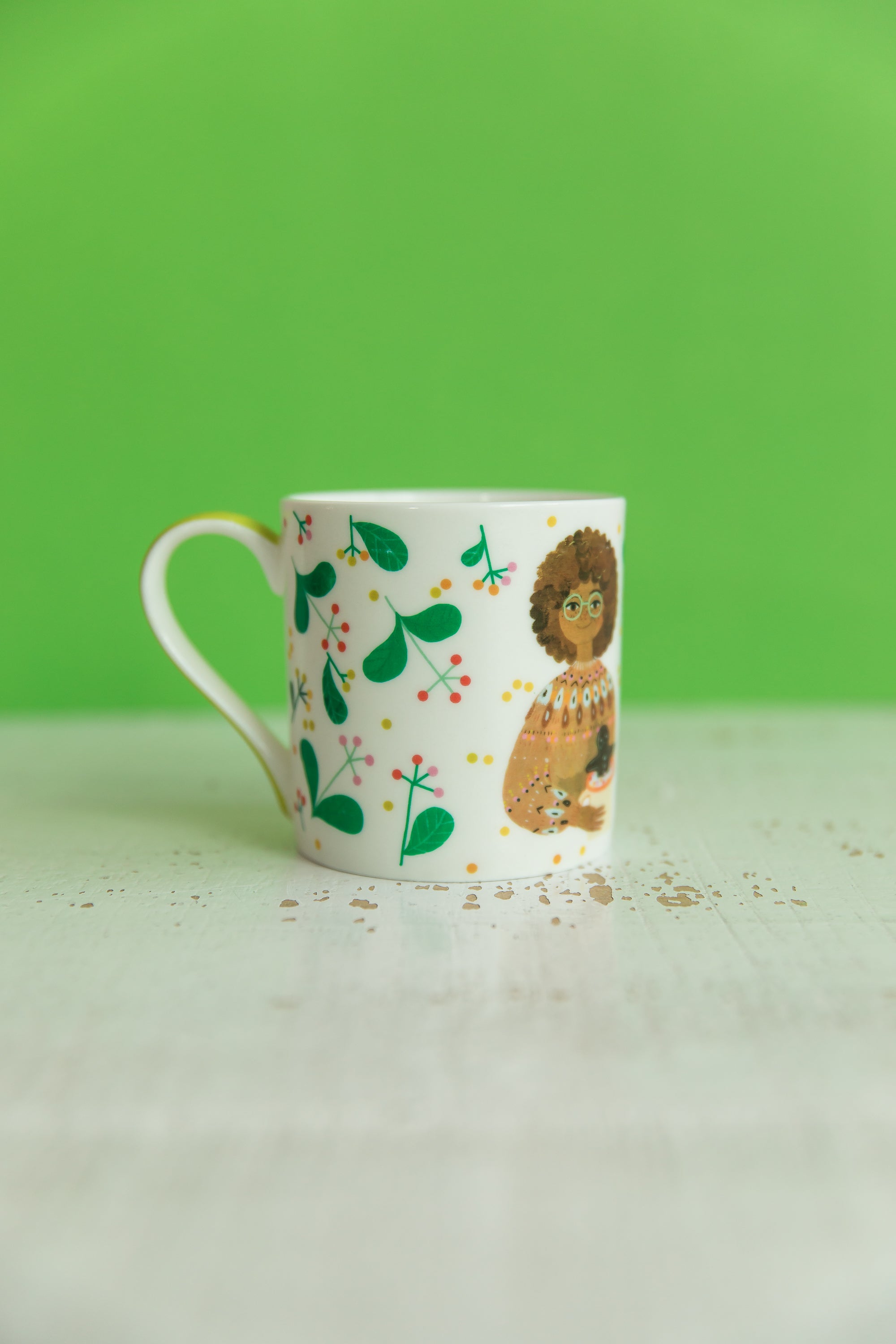 Christmas Girls with Gingerbread Mug