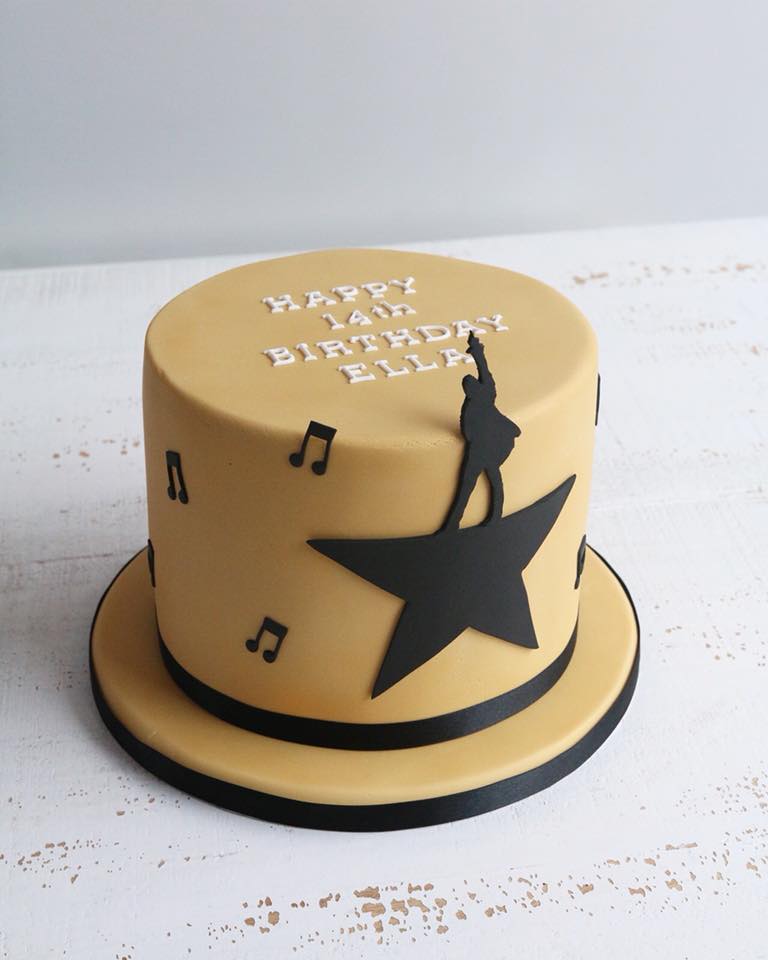 Fondant Hamilton Musical Cake