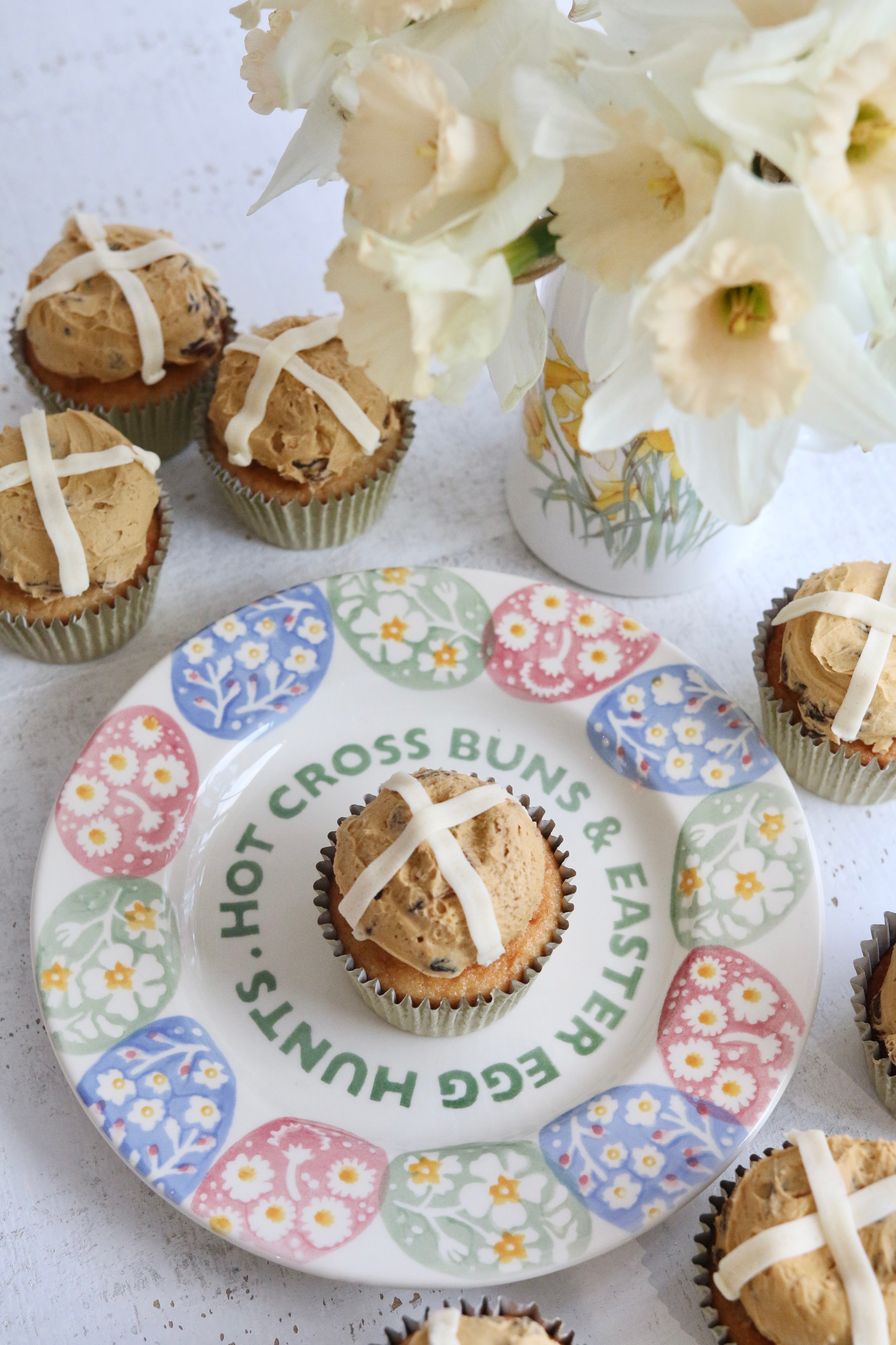 Box of Hot Cross Bun Cupcakes (Pre-Orders Closed)