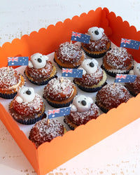 Koala Lamington Cupcakes