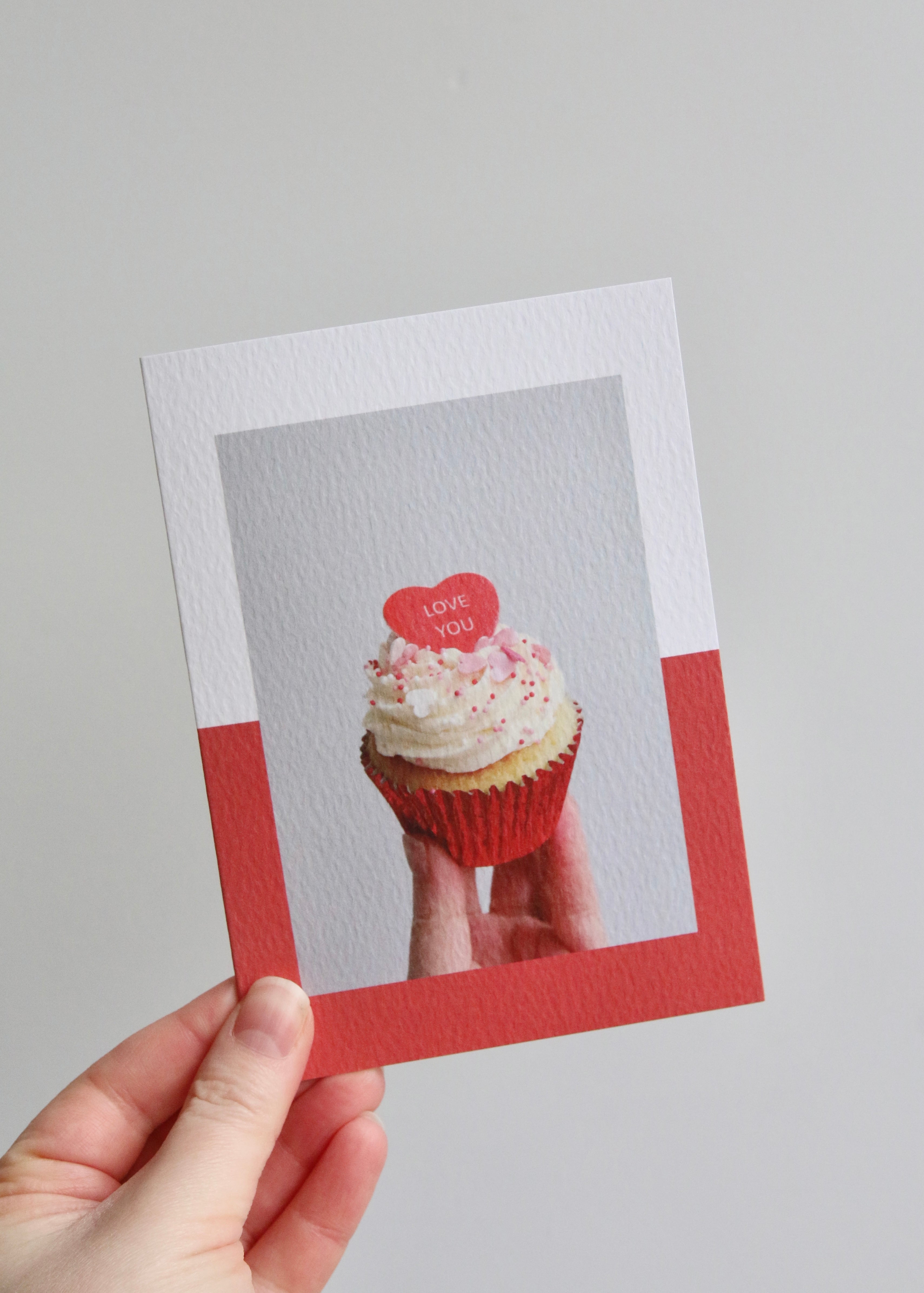 Love You Cupcake Photo Card