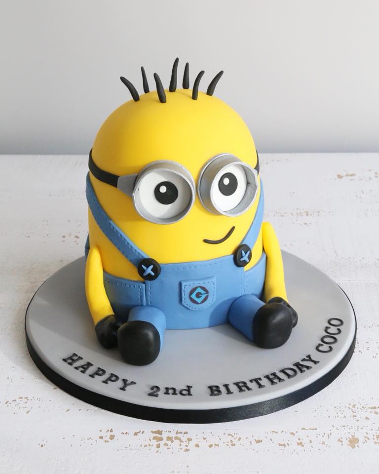 Fondant Minion Cake