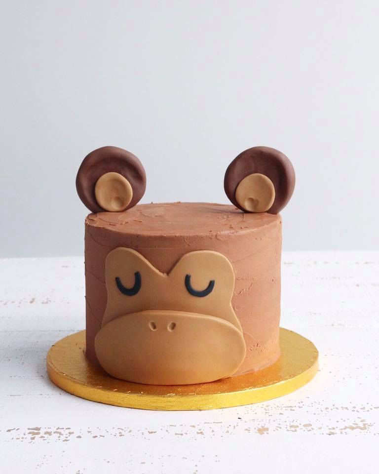 Monkey Birthday Cake