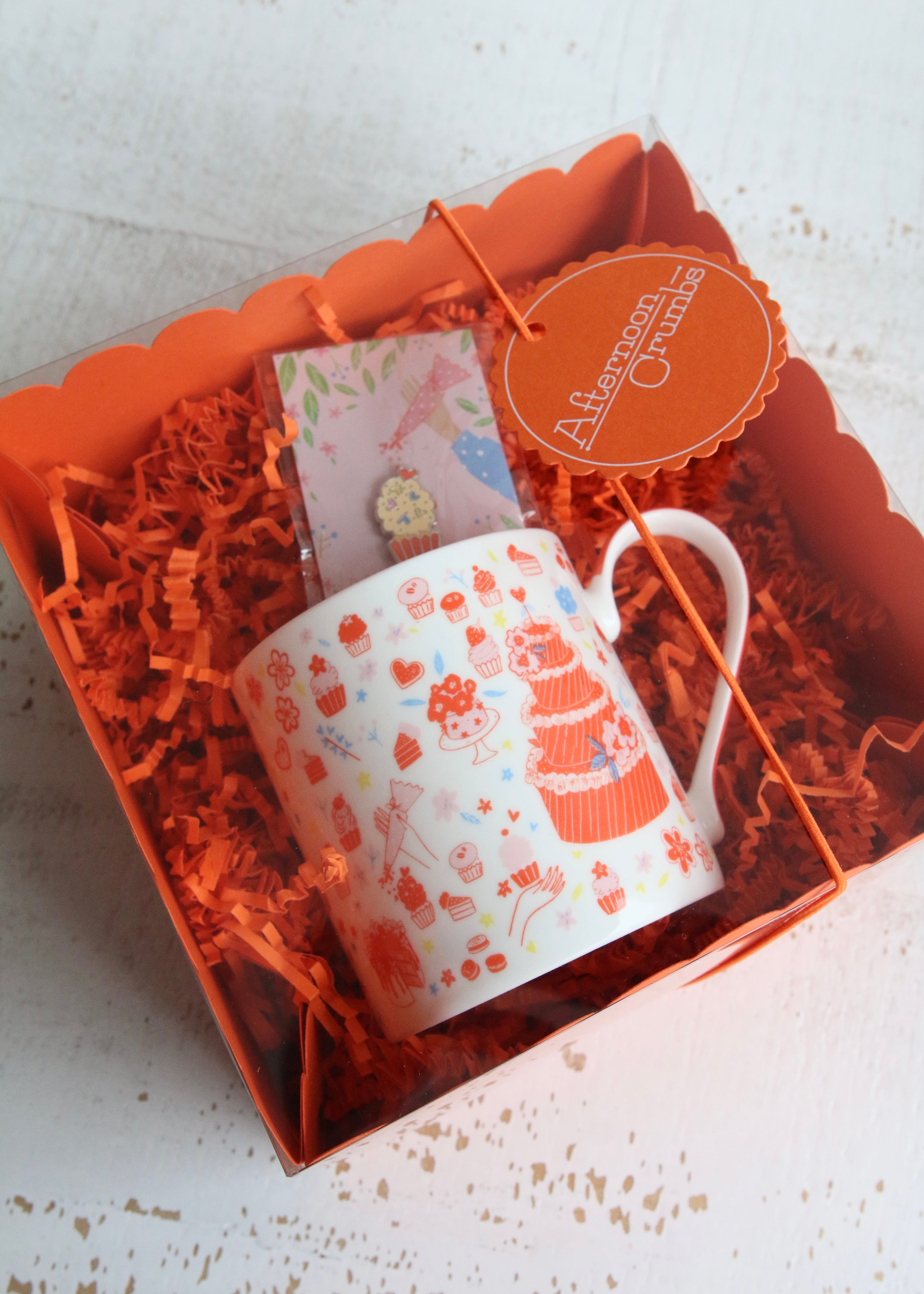 Spreading Sweetness Mug and Cupcake Pin Gift Set
