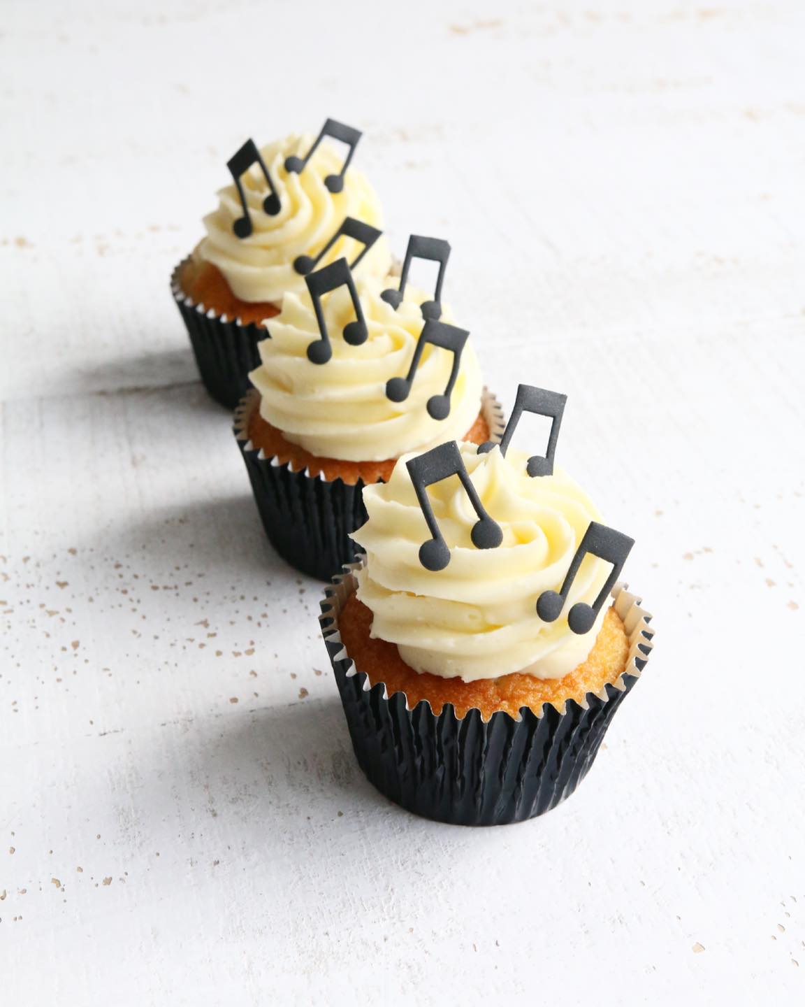 Music Note Cupcakes