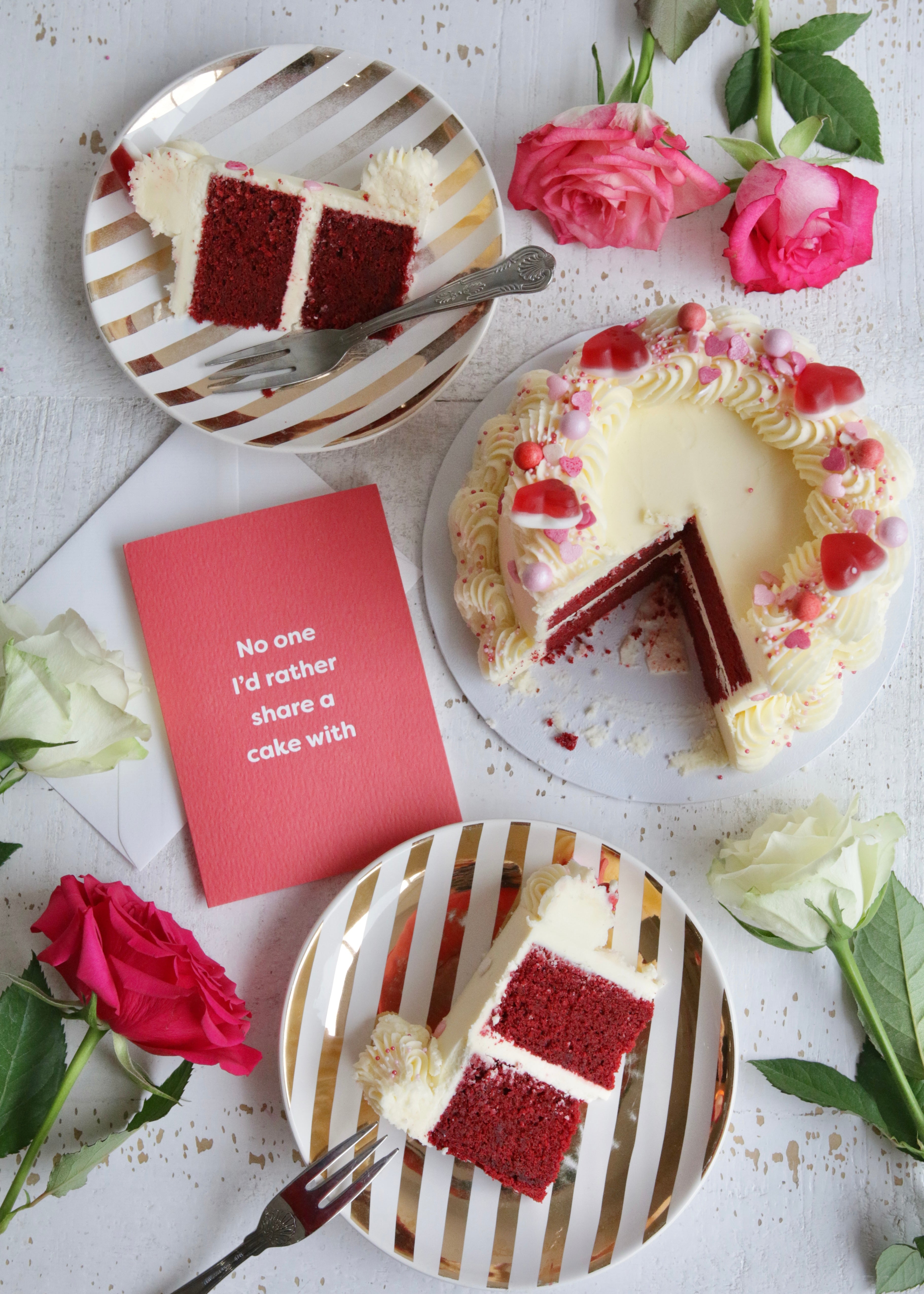 No One I'd Rather Share A Cake With Cake Slices
