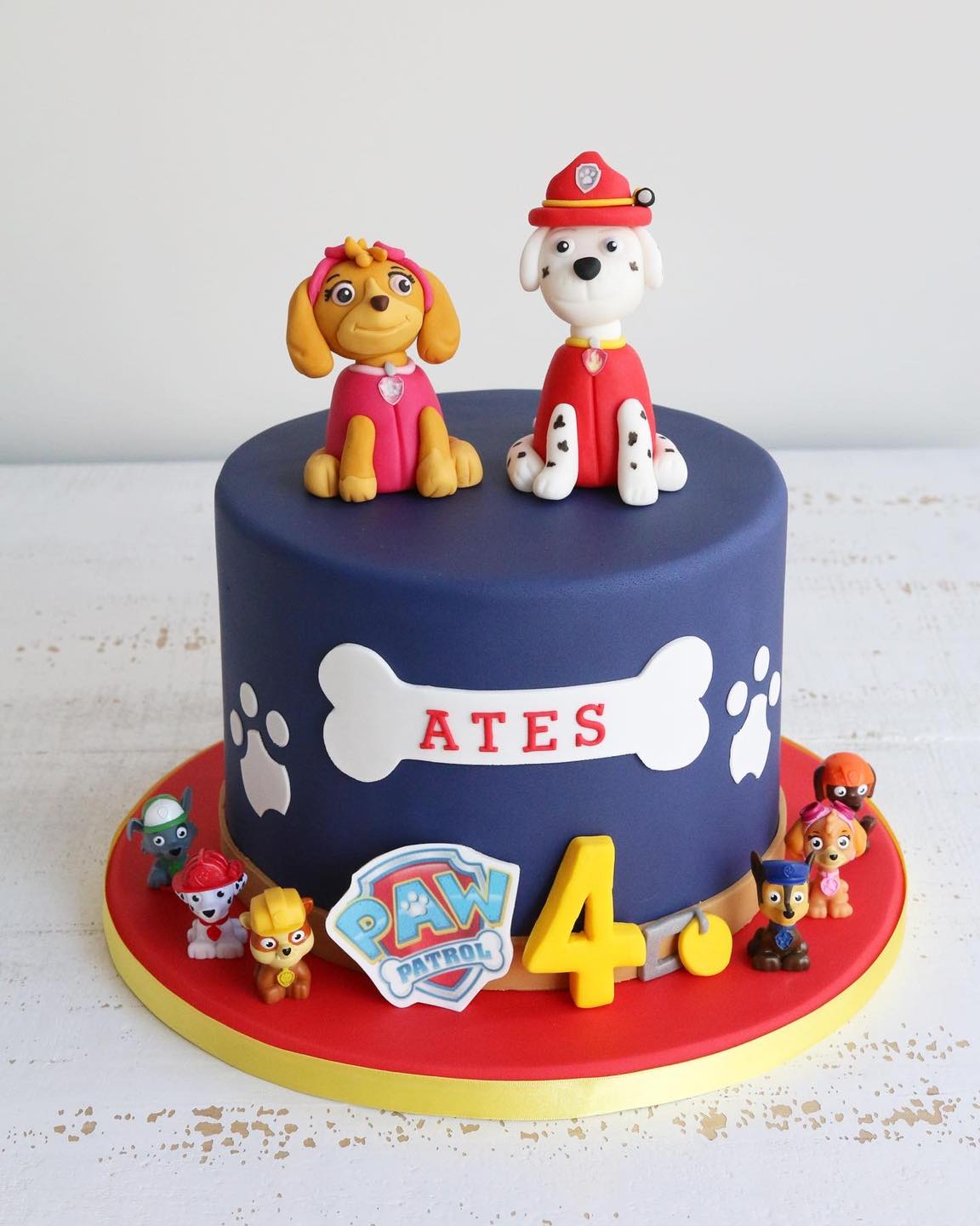 Fondant Paw Patrol Cake