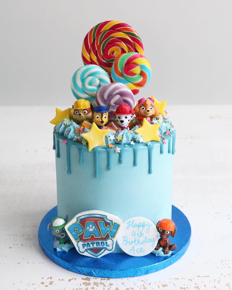 Paw Patrol Sweetie Drip Cake
