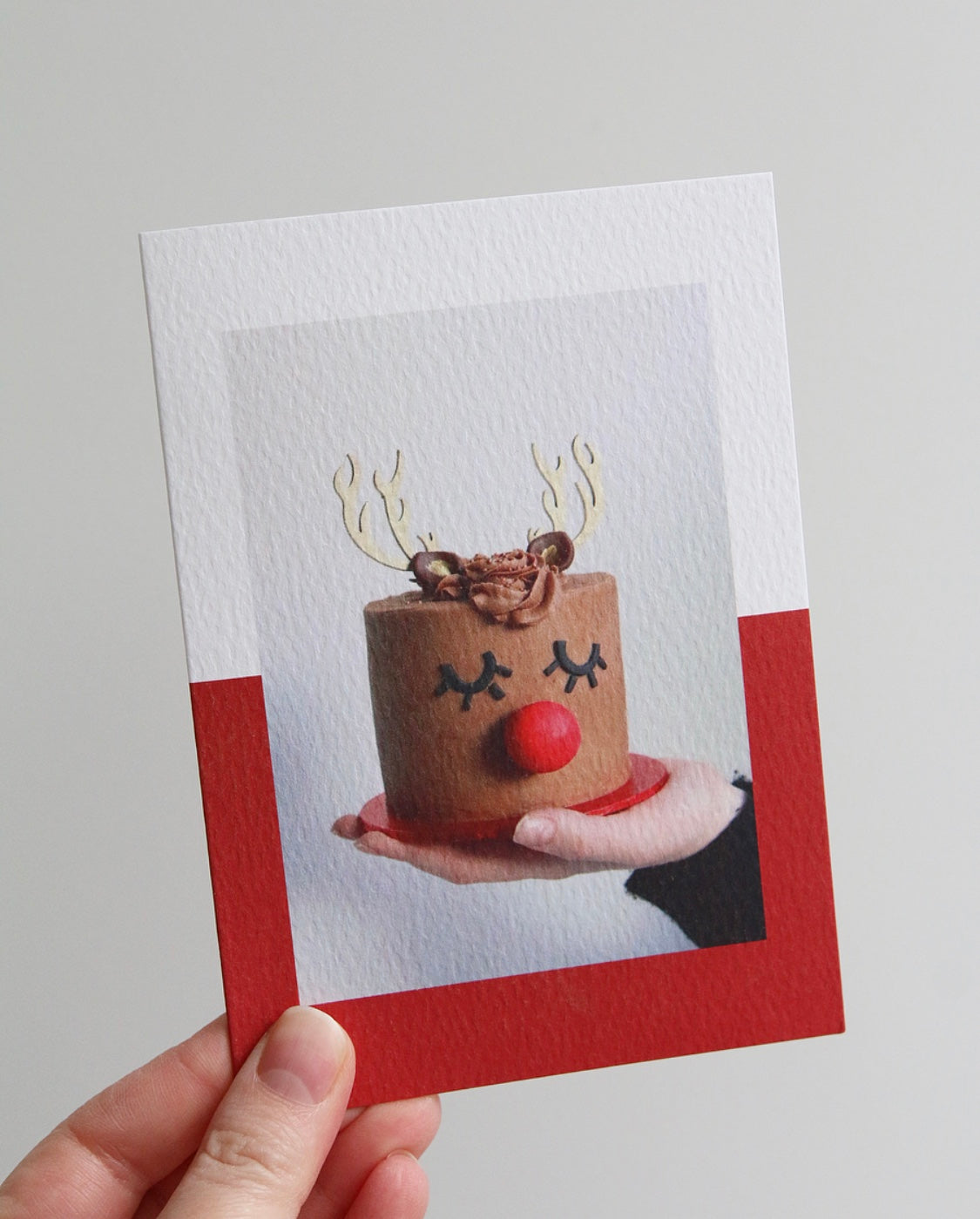 Reminder Cake Photo Christmas Card