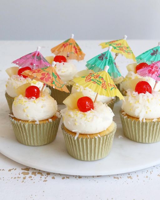 Piina Colada Cupcakes