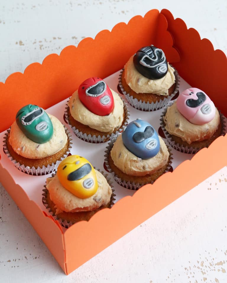 Kids Power Rangers Cupcakes
