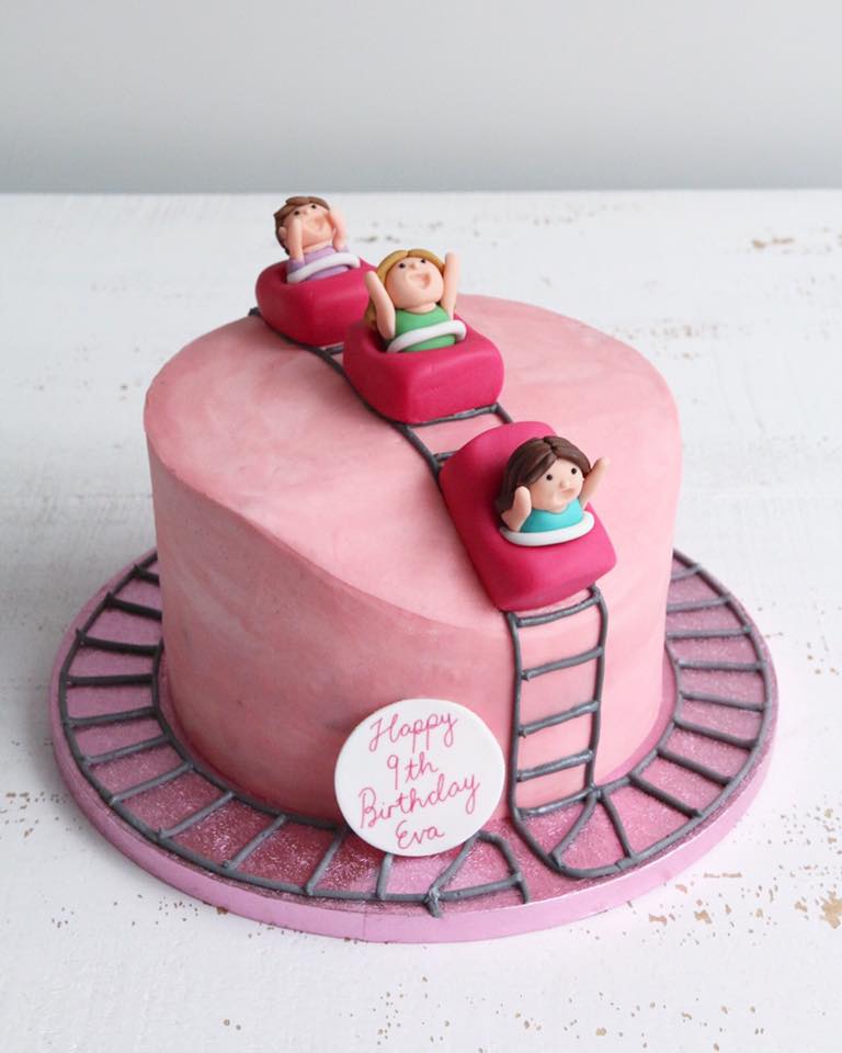 Rollercoaster Birthday Cake