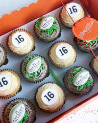 Rugby 16th Birthday Cupcakes