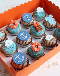 Sailor Anchor Cupcakes