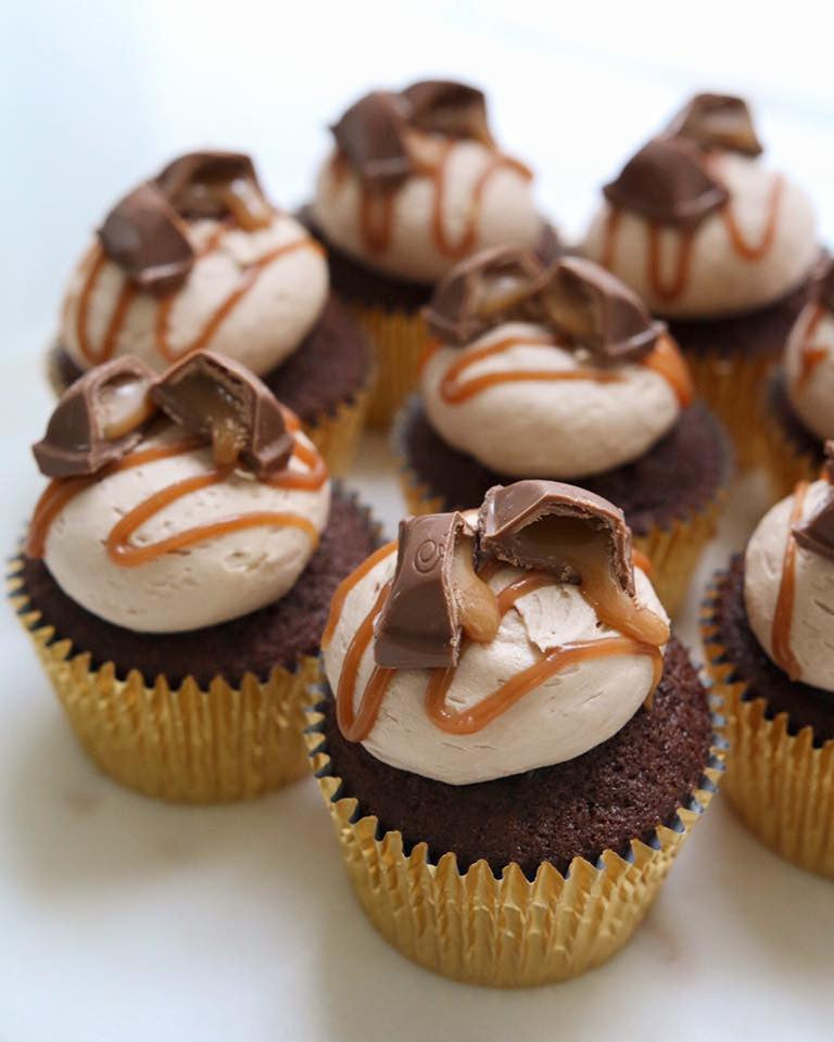 Salted Caramel Chocolate Cupcakes