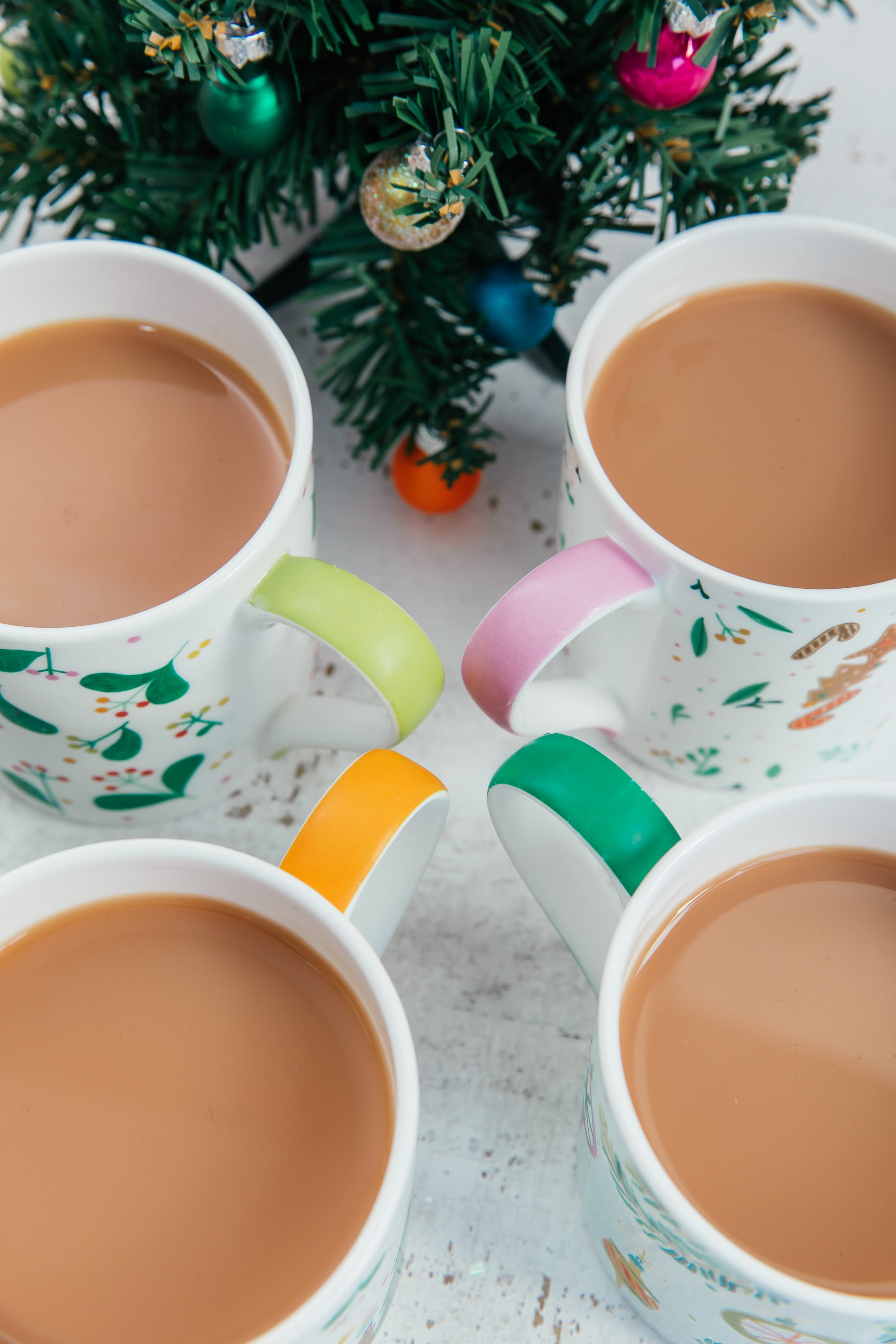 Set of 4 Christmas Mugs