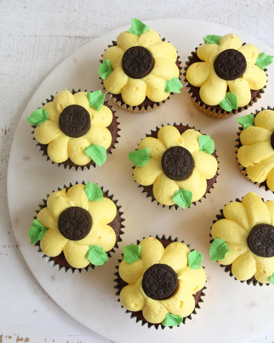 Sunflower Cupcakes
