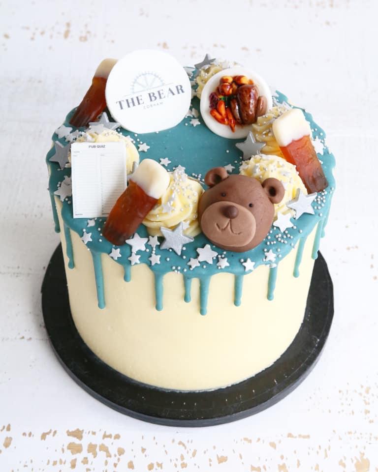 The Bear Pub Drip Cake