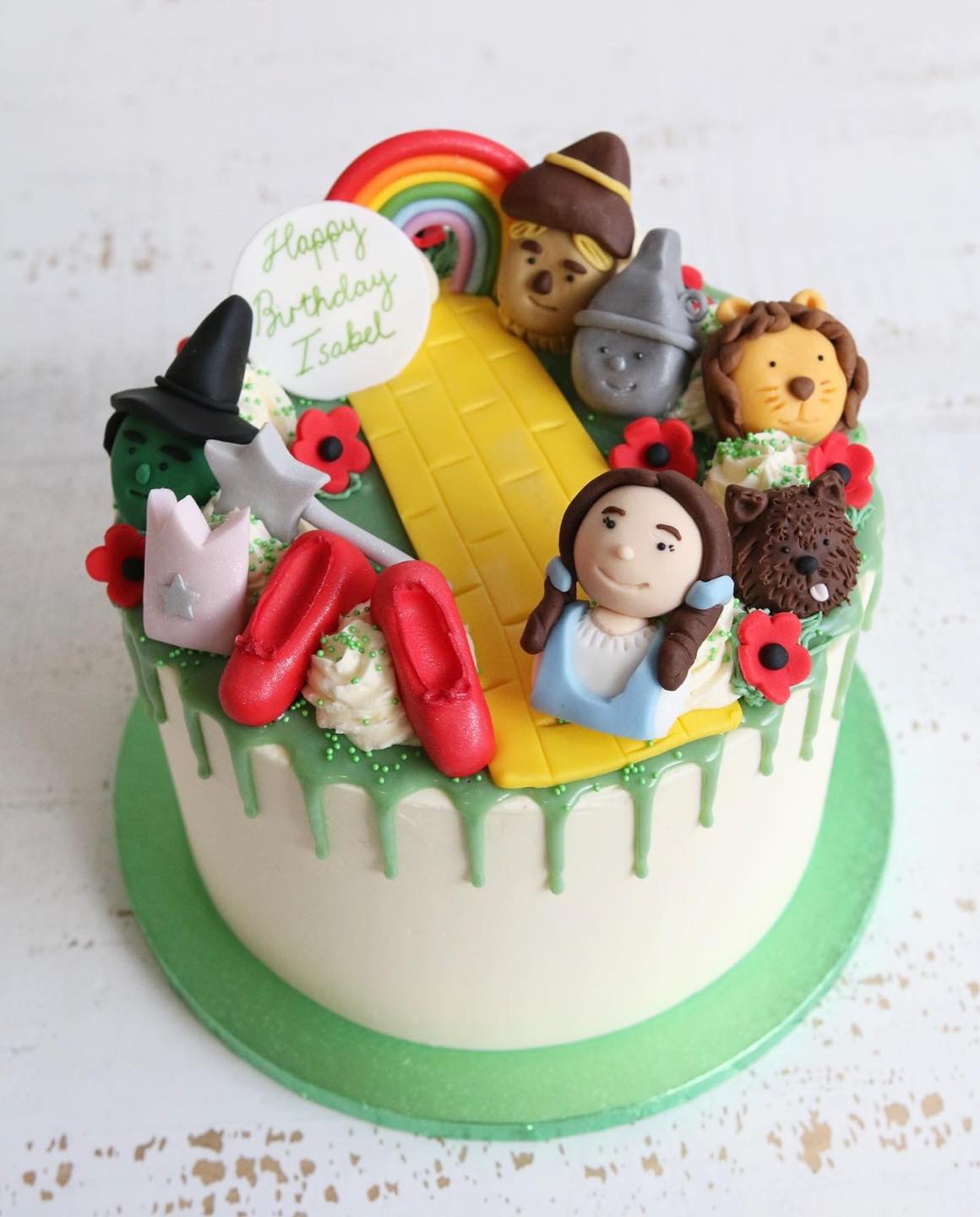 Wizard of Oz Drip Cake
