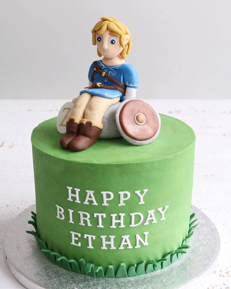 Link Zelda Birthday Cake
