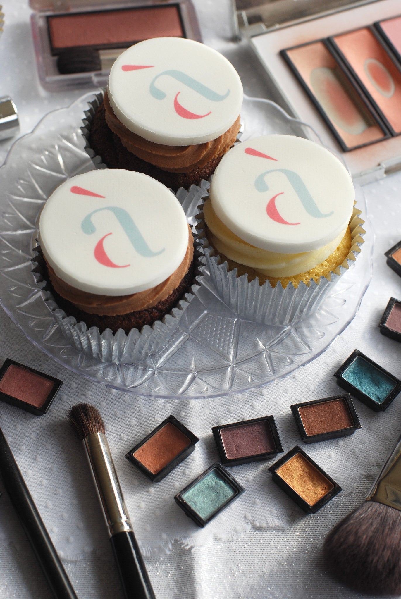 Cosmetics a la Carte Branded Cupcakes