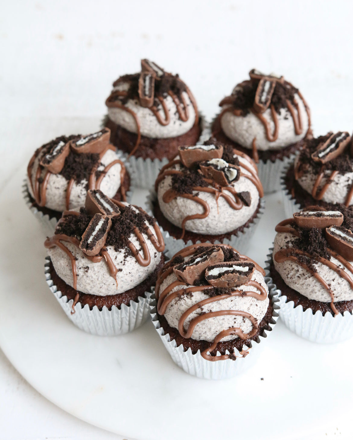 Chocolate Oreo Cupcakes