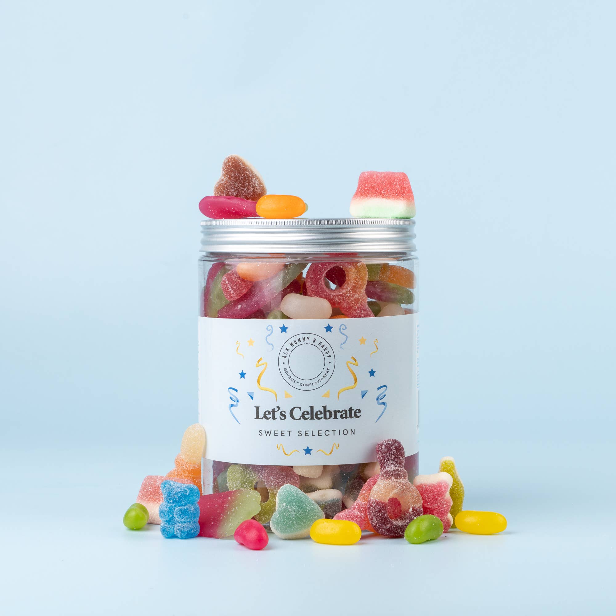 'Let's Celebrate' Blue Sweetie Share Tub