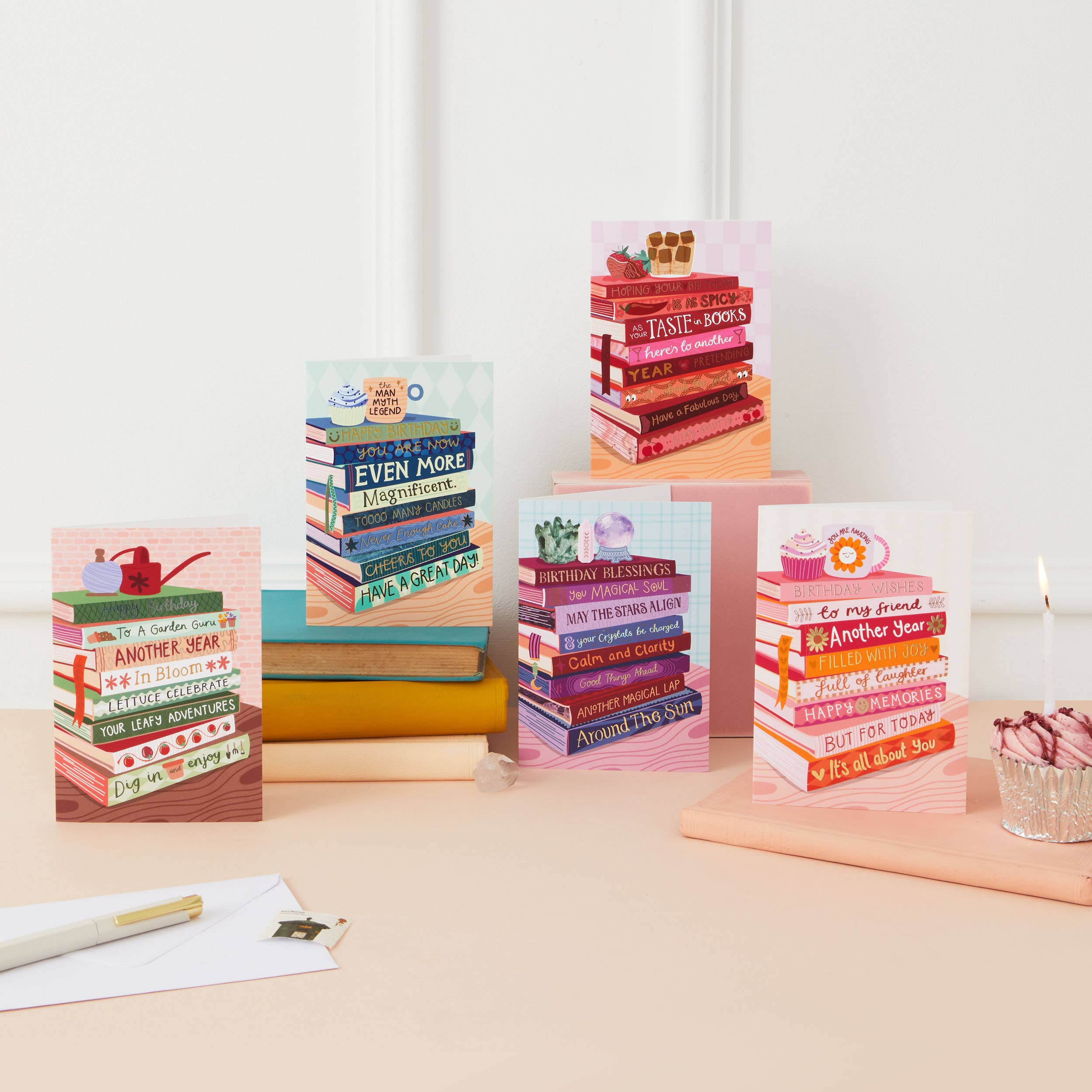 'Even More Magnificent Birthday' Bookish Birthday Card for Him