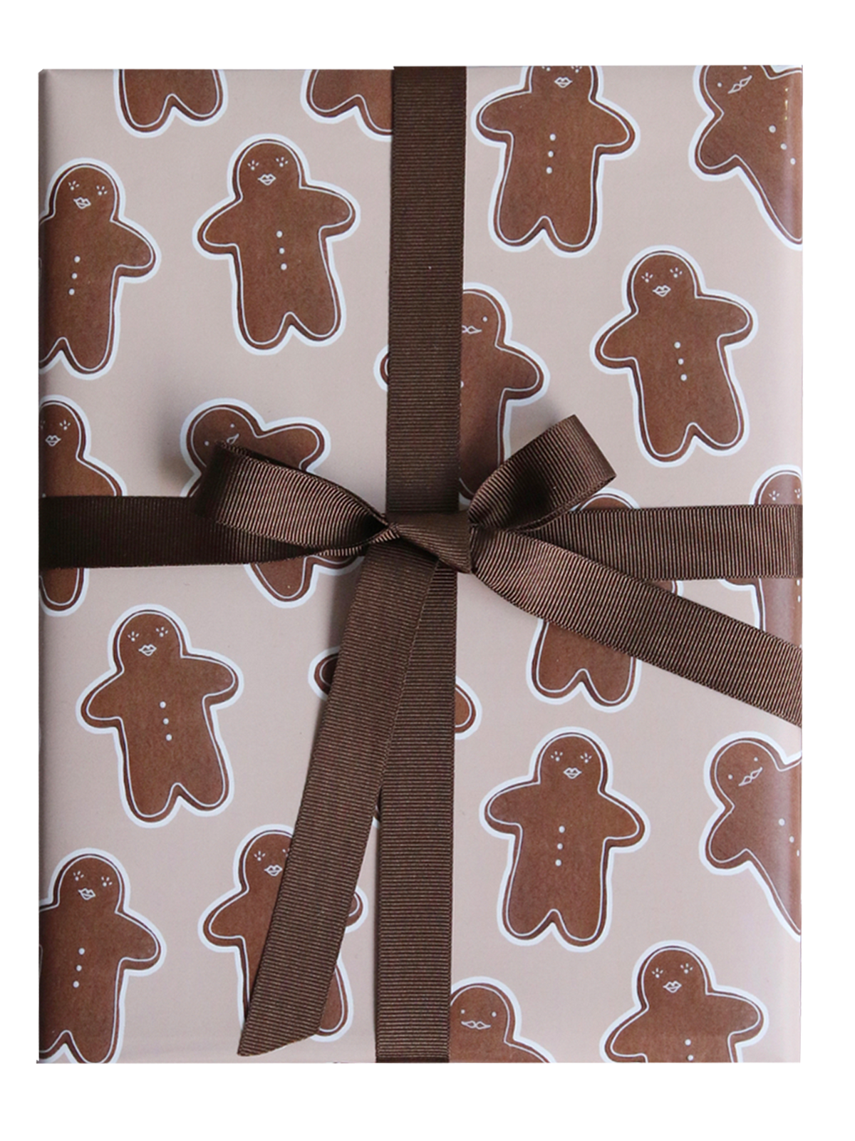 Gingerbread Man & Women Wrapping Paper – Afternoon Crumbs
