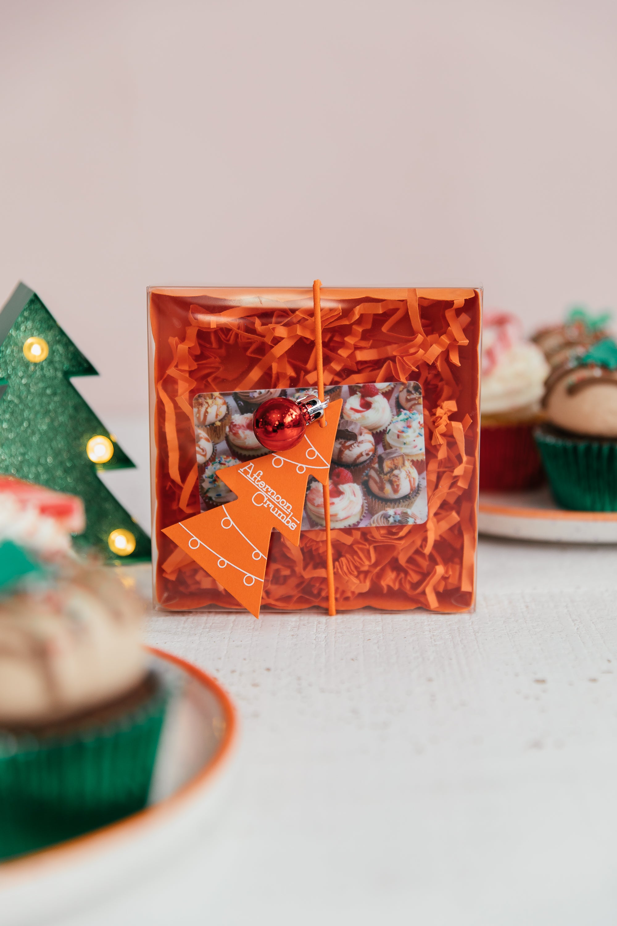 Afternoon Crumbs Physical Gift Card with Christmas Gift Packaging