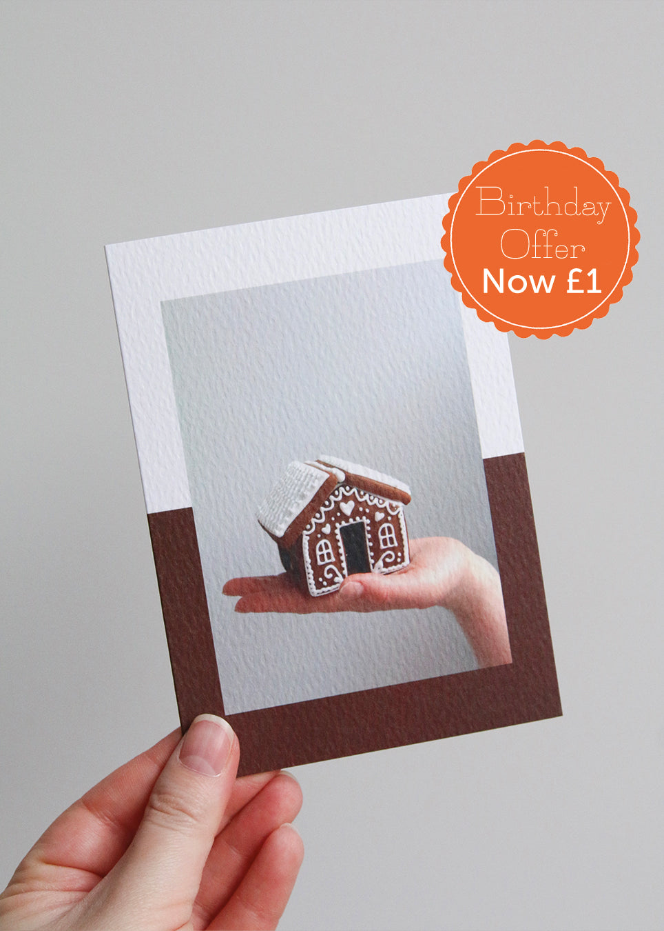Gingerbread House Christmas Photo Card